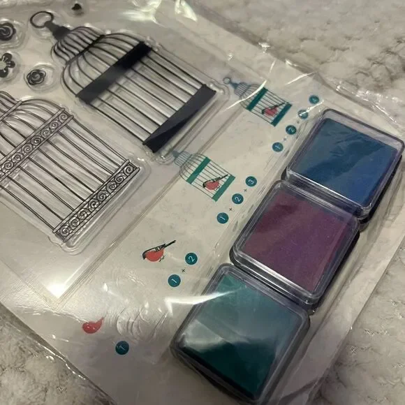 Stamp set and stencils - Picture 4 of 7